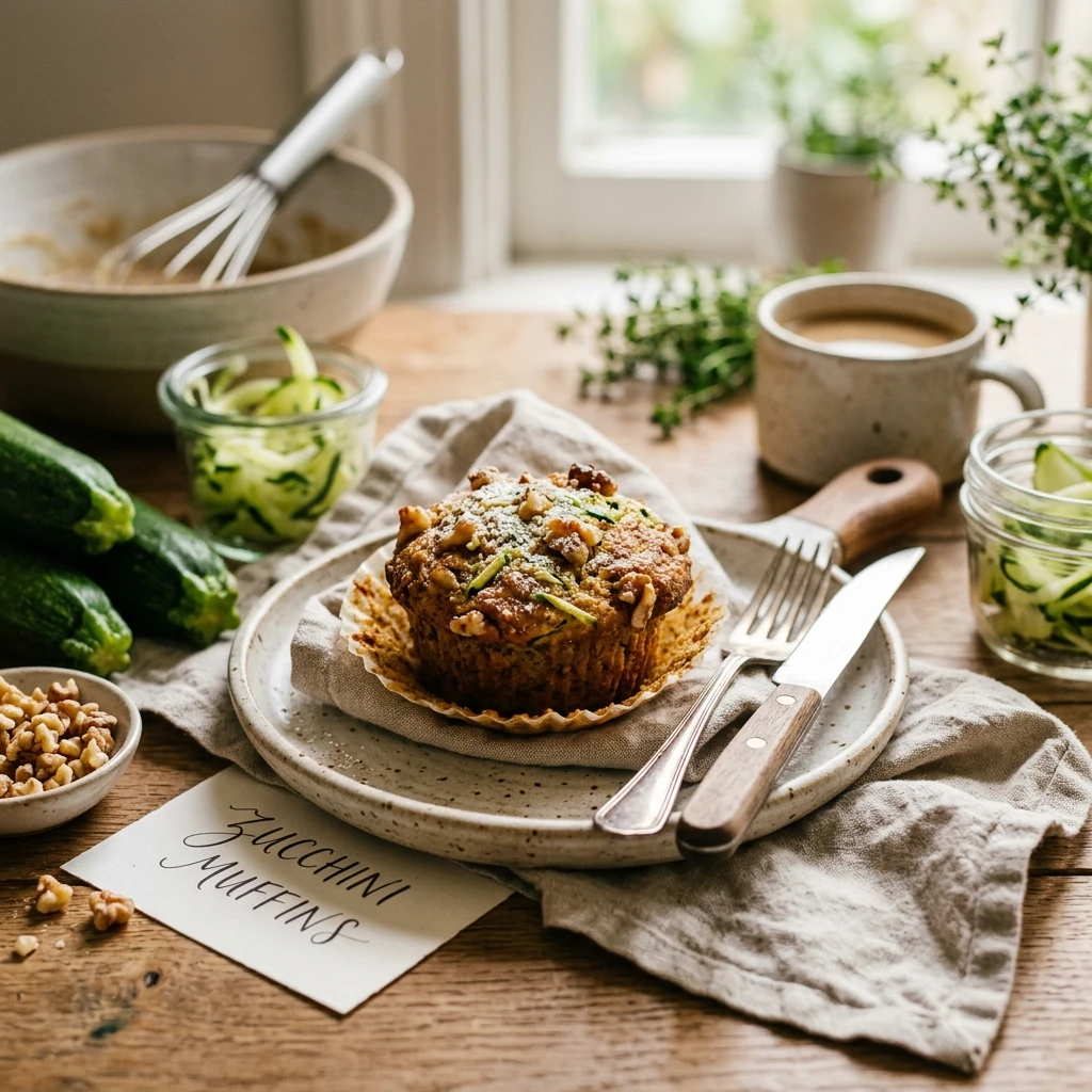 zucchini muffins recipe